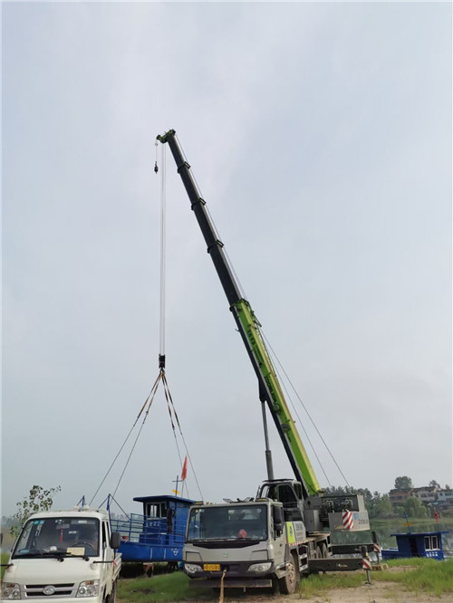 叙永县桥梁建设吊装案例
